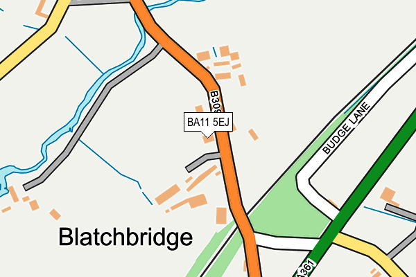 BA11 5EJ map - OS OpenMap – Local (Ordnance Survey)