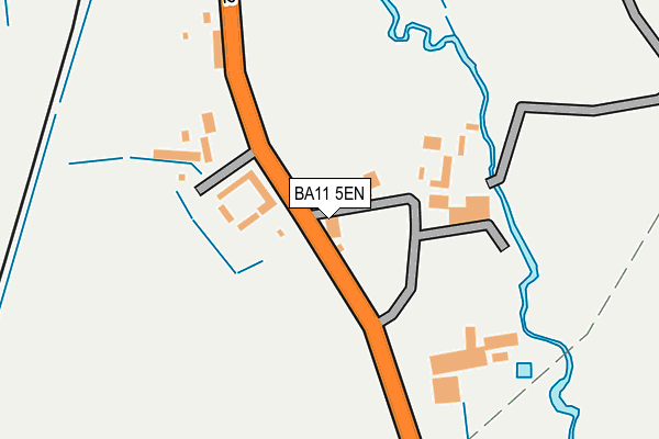 BA11 5EN map - OS OpenMap – Local (Ordnance Survey)