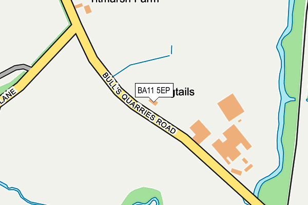 BA11 5EP map - OS OpenMap – Local (Ordnance Survey)