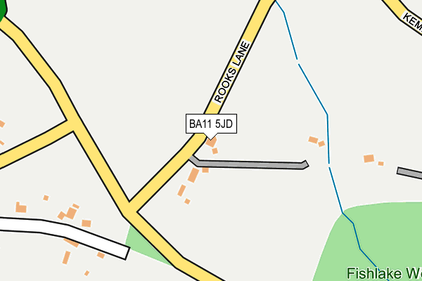 BA11 5JD map - OS OpenMap – Local (Ordnance Survey)