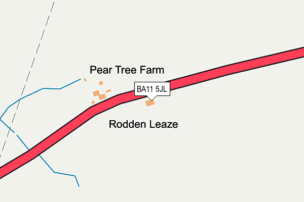 BA11 5JL map - OS OpenMap – Local (Ordnance Survey)