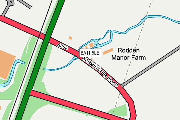 BA11 5LE map - OS OpenMap – Local (Ordnance Survey)