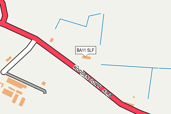 BA11 5LF map - OS OpenMap – Local (Ordnance Survey)