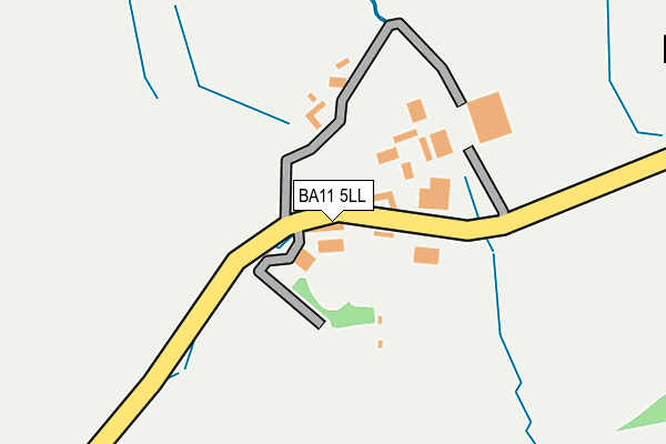 BA11 5LL map - OS OpenMap – Local (Ordnance Survey)