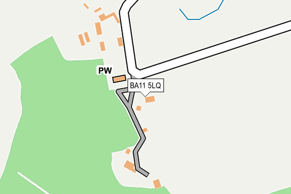 BA11 5LQ map - OS OpenMap – Local (Ordnance Survey)