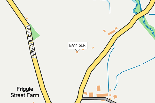 BA11 5LR map - OS OpenMap – Local (Ordnance Survey)