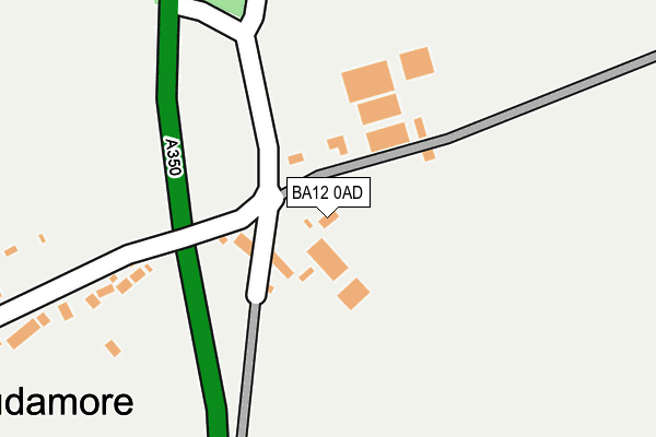 BA12 0AD map - OS OpenMap – Local (Ordnance Survey)