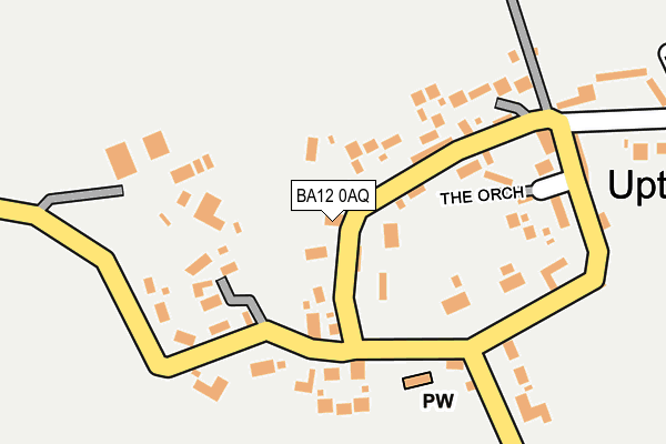 BA12 0AQ map - OS OpenMap – Local (Ordnance Survey)