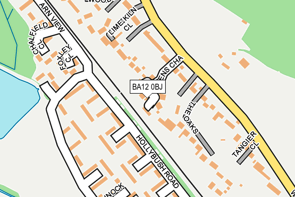 BA12 0BJ map - OS OpenMap – Local (Ordnance Survey)