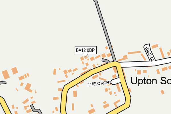 BA12 0DP map - OS OpenMap – Local (Ordnance Survey)