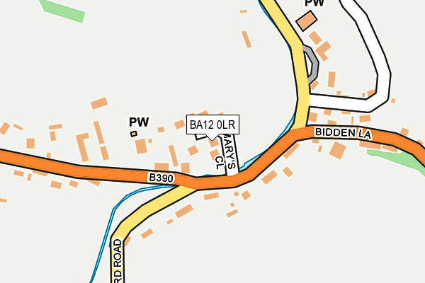 BA12 0LR map - OS OpenMap – Local (Ordnance Survey)