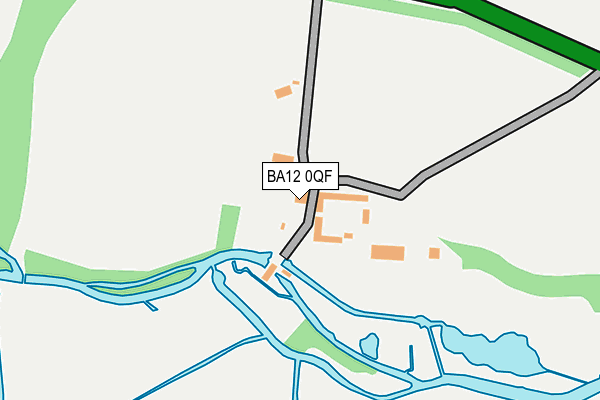 BA12 0QF map - OS OpenMap – Local (Ordnance Survey)