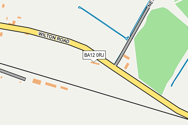 BA12 0RJ map - OS OpenMap – Local (Ordnance Survey)