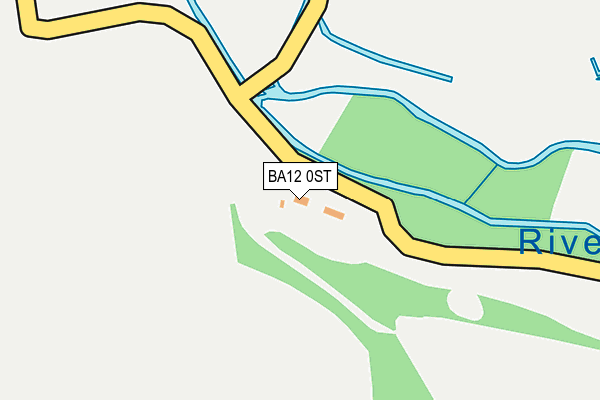 BA12 0ST map - OS OpenMap – Local (Ordnance Survey)