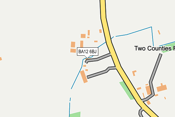 BA12 6BJ map - OS OpenMap – Local (Ordnance Survey)