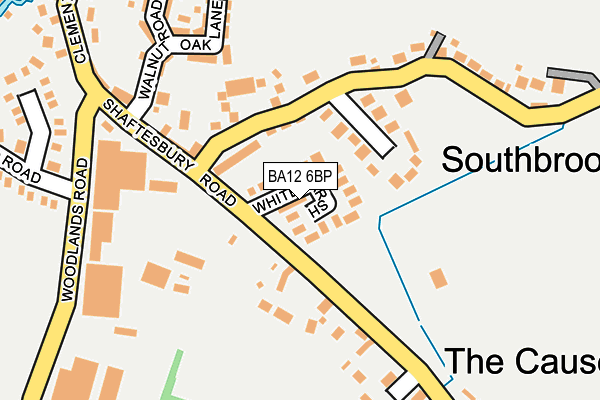 BA12 6BP map - OS OpenMap – Local (Ordnance Survey)