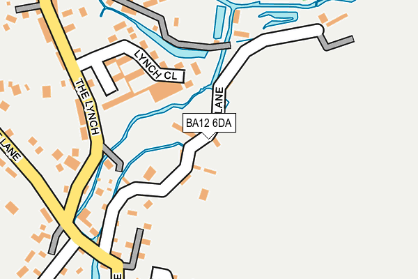 BA12 6DA map - OS OpenMap – Local (Ordnance Survey)