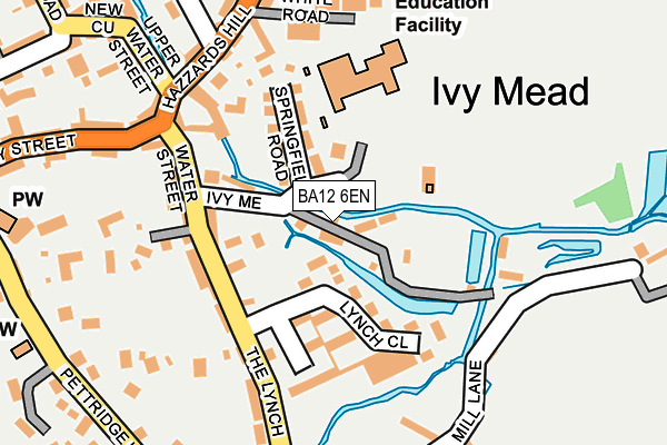 BA12 6EN map - OS OpenMap – Local (Ordnance Survey)