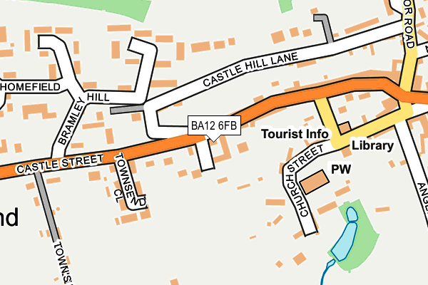 BA12 6FB map - OS OpenMap – Local (Ordnance Survey)