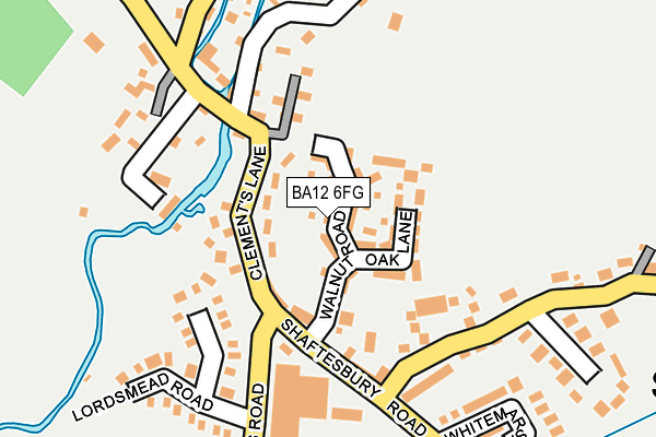 BA12 6FG map - OS OpenMap – Local (Ordnance Survey)