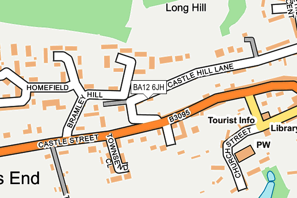 BA12 6JH map - OS OpenMap – Local (Ordnance Survey)