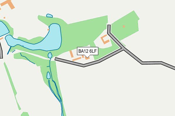 BA12 6LF map - OS OpenMap – Local (Ordnance Survey)