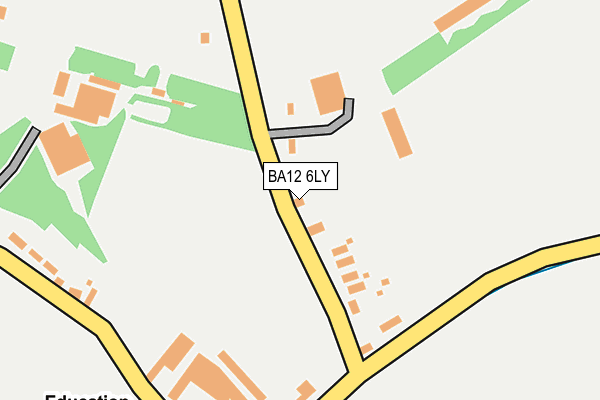 BA12 6LY map - OS OpenMap – Local (Ordnance Survey)