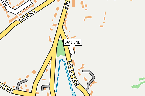 BA12 6ND map - OS OpenMap – Local (Ordnance Survey)