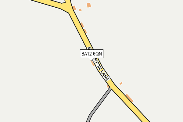 BA12 6QN map - OS OpenMap – Local (Ordnance Survey)