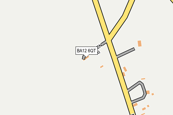 BA12 6QT map - OS OpenMap – Local (Ordnance Survey)