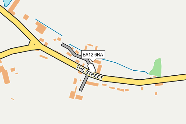 BA12 6RA map - OS OpenMap – Local (Ordnance Survey)