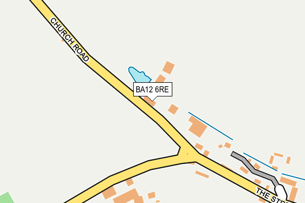 BA12 6RE map - OS OpenMap – Local (Ordnance Survey)