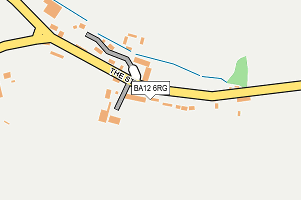 BA12 6RG map - OS OpenMap – Local (Ordnance Survey)
