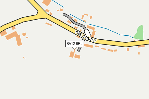 BA12 6RL map - OS OpenMap – Local (Ordnance Survey)
