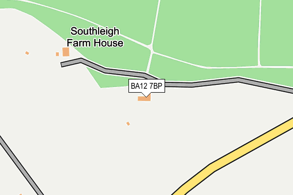 BA12 7BP map - OS OpenMap – Local (Ordnance Survey)