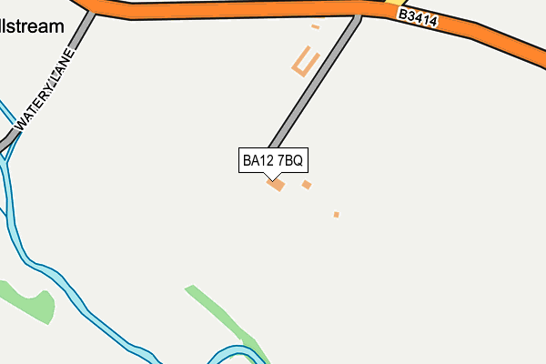 BA12 7BQ map - OS OpenMap – Local (Ordnance Survey)