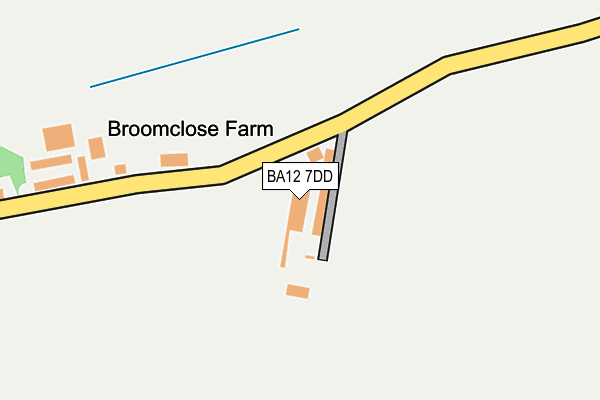 BA12 7DD map - OS OpenMap – Local (Ordnance Survey)