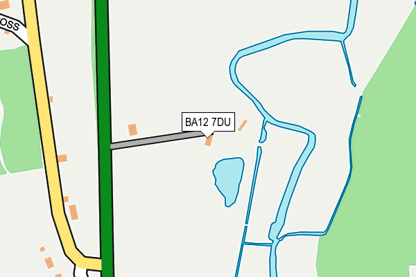 BA12 7DU map - OS OpenMap – Local (Ordnance Survey)