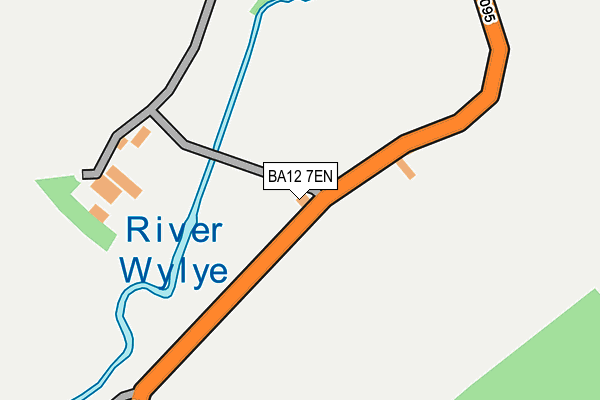 BA12 7EN map - OS OpenMap – Local (Ordnance Survey)