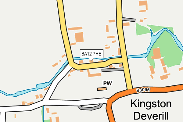 BA12 7HE map - OS OpenMap – Local (Ordnance Survey)