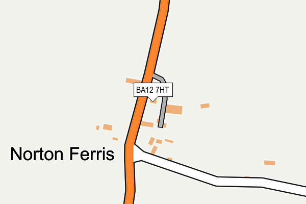 BA12 7HT map - OS OpenMap – Local (Ordnance Survey)