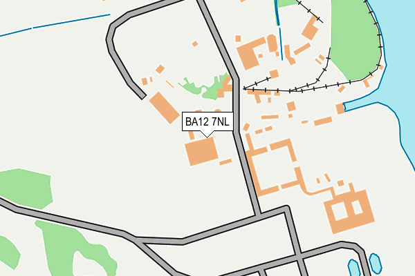 BA12 7NL map - OS OpenMap – Local (Ordnance Survey)