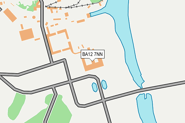 BA12 7NN map - OS OpenMap – Local (Ordnance Survey)