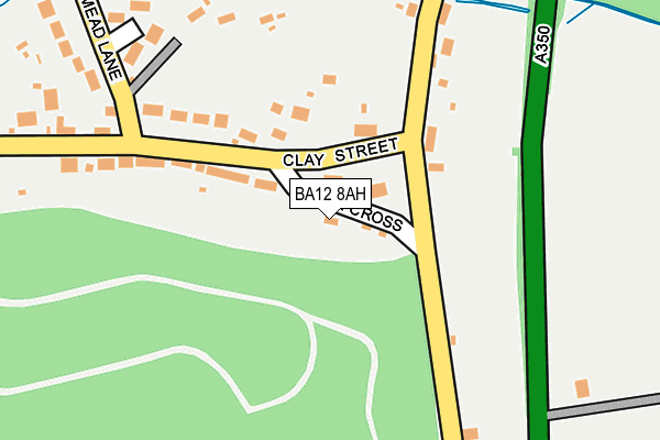 BA12 8AH map - OS OpenMap – Local (Ordnance Survey)