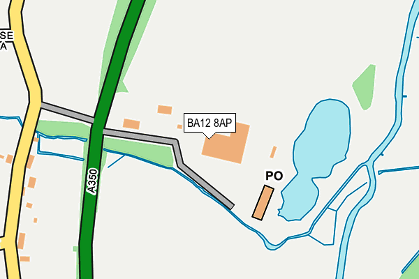 BA12 8AP map - OS OpenMap – Local (Ordnance Survey)