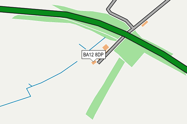 BA12 8DP map - OS OpenMap – Local (Ordnance Survey)