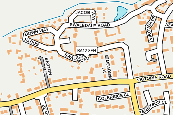 BA12 8FH map - OS OpenMap – Local (Ordnance Survey)