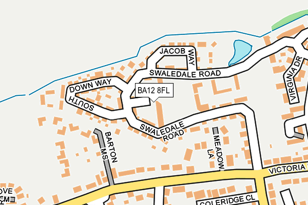 BA12 8FL map - OS OpenMap – Local (Ordnance Survey)
