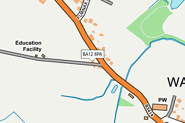 BA12 8PA map - OS OpenMap – Local (Ordnance Survey)