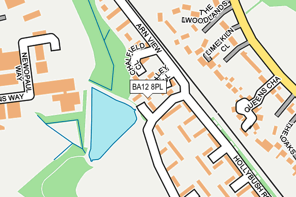 BA12 8PL map - OS OpenMap – Local (Ordnance Survey)